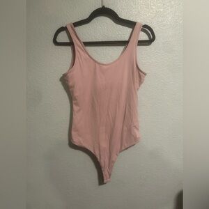 Klassy network blush pink bodysuit